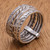 Hand Crafted Karen Silver Band Ring 'On My Mind'