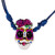 Hand Painted Catrina Necklace 'Pretty Calavera'