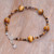 Handmade Tiger's Eye and Hematite Beaded Bracelet 'Mental Clarity'