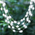 Handmade Cultured Freshwater Pearl Station Necklace 'Secret Pearl in White'