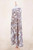 Sleeveless Cotton Maxi Dress with Floral Motif 'Botanical Impression'