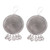 Hand Made Sterling Silver Dangle Earrings 'Spinning Dreams'