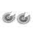 Handmade Sterling Silver Hoop Earrings 'Encouraging Sign'