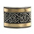 Sterling Silver and 18k Gold Plated Ring 'Celuk Gates'
