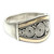 Sterling Silver and Gold Accent Ring 'Celuk Legend'