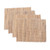 Woven Natural Fiber and Cotton Placemats Set of 4 'Balinese Mat'