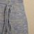 Organic Cotton Buttoned Maxi Dress in Cerulean from Peru 'Toqo in Heathered Sky Blue'