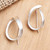 Artisan Made Sterling Silver Drop Earrings 'Remember You'