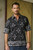 Hand Woven Men's Ikat Cotton Shirt 'Dark Ash'