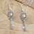 Gold-Accented Sterling Silver Dangle Earrings 'Found Treasure'