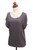 Grey Short-Sleeved Rayon Blouse 'Coffee Date in Grey'