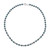 Magnesite and Karen Silver Beaded Necklace 'Green Grace'