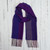 Multicolored Baby Alpaca Blend Scarf 'Artistic Contrast'