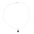 Taxco Silver Necklace with Obsidian Pendant from Mexico 'Night Elegance'