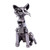 Recycled Metal Whiskered Cat Sculpture from Mexico 'Whiskered Cat'