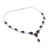Lapis Lazuli and Sterling Silver Necklace from India 'Aura of Beauty'