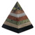 Layered Gemstone Pyramid Sculpture from Peru 'Spirit Pyramid'