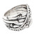 Bamboo-Inspired Sterling Silver Band Ring 'Traditional Bamboo'