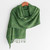 Hand Woven Green Cotton Shawl 'Green Spring'