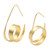 Gold-Plated Sterling Silver Drop Earrings 'Love Myself' Gold-Plated Sterling Silver Drop Earrings 'Love Myself'