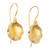 Handmade Gold-Plated Floral Drop Earrings 'Thunbergia Flower'