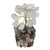 Quartz and Multi-Gemstone Tree Sculpture from Brazil 'White Leaves'