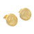 Handcrafted Gold-Plated Stud Earrings 'Kerupuk'