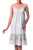 Women's Cotton Floral Sundress with Beaded Accents 'Summer in Jaipur'