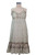 Women's Cotton Floral Sundress with Beaded Accents 'Summer in Jaipur'