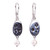 Taxco Silver and Cultured Pearl Dangle Earrings from Mexico 'Miracle Pearls'