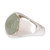 Men's Apple Green Jade Ring from Guatemala 'Justice in Apple Green''