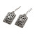 Artisan Crafted Sterling Silver Dangle Earrings 'Sweet Choice'