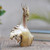 Hand Carved Benalu Wood Deer Statuette 'Menjangan'