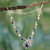 Pearl Lapis Lazuli and Sterling Silver Necklace from India 'Tropical Fruit'