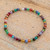 Handmade Beaded Multicolored Bracelet 'Everyday Rainbow'