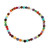 Handmade Beaded Multicolored Bracelet 'Everyday Rainbow'