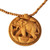 Hand Crafted  Wood Necklace Indian Jewelry 'Elephant Fortune'