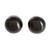 Black Jade Stud Earrings 'Serene Style in Black'