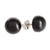 Black Jade Stud Earrings 'Serene Style in Black'