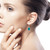 Aqua Hydrangea Leaf Earrings 'Nature's Gem in Aqua'