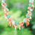 Handcrafted Aventurine and Chalcedony Beaded Necklace 'Bright Garden'