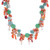 Handcrafted Aventurine and Chalcedony Beaded Necklace 'Bright Garden'