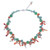 Handcrafted Aventurine and Chalcedony Beaded Necklace 'Bright Garden'