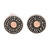 Gold-Accented Sterling Silver Stud Earrings 'Balinese Music'