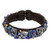 Fair Trade Lapis Lazuli Cuff Bracelet 'Ocean Day'
