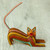 Cat Alebrije Figurine from Mexico 'Relaxed Cat'