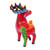 Hand Painted Deer Alebrije Sculpture 'Bold Deer'