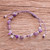Star Charm Amethyst Bracelet 'Lilac Star'