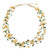 Citrine and Green Agate Beaded Necklace 'Afternoon Sun'