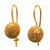 Hand Made Gold-Plated Sterling Silver Drop Earrings 'Golden Happiness'